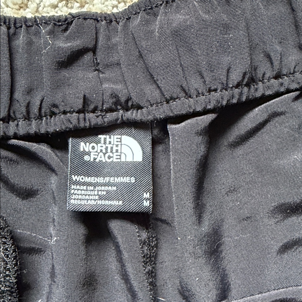 The North Face Womens Black Nylon Elastic Waist Cuffed Active Jogger Pant Medium - Picture 2 of 10